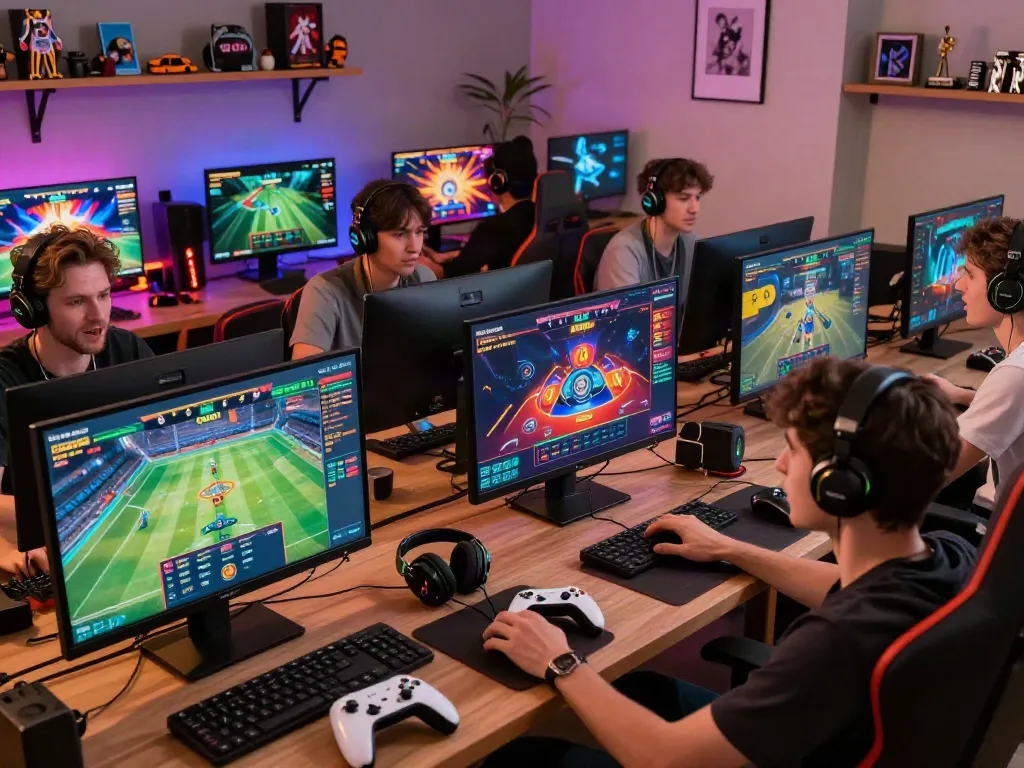 Players engaging on https://man88.hair/ in an exciting online gaming atmosphere with diverse games.