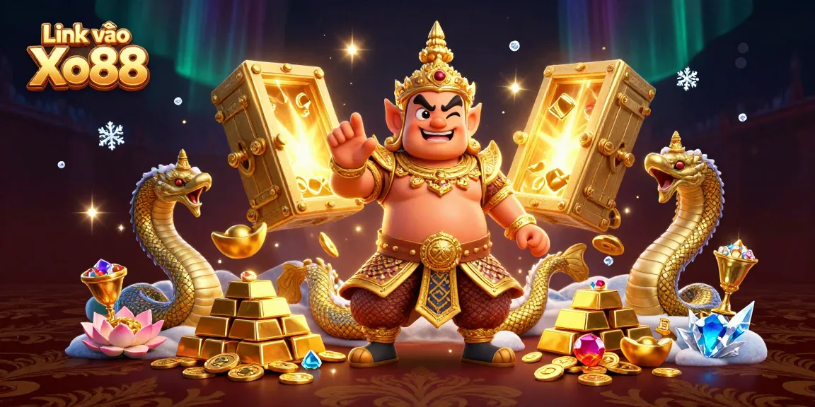 Experience exciting gaming action with Link vào Xo88 in a vibrant, dynamic casino scene.