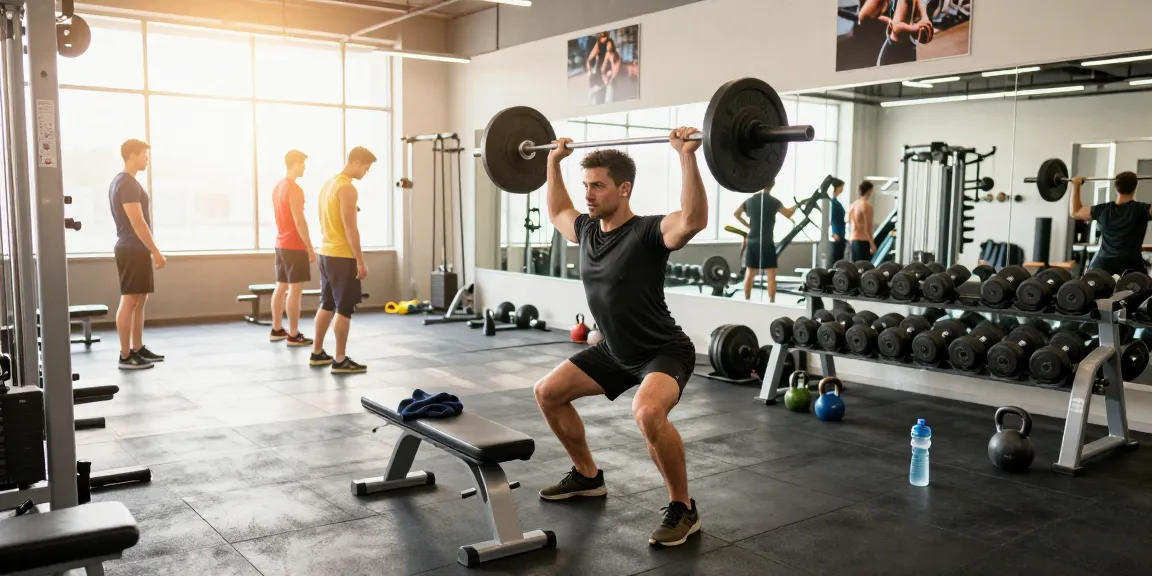 Cliente de Esteroidesshop comprometido con el entrenamiento físico, mostrando dedicación y atletismo en un entorno de gimnasio moderno.