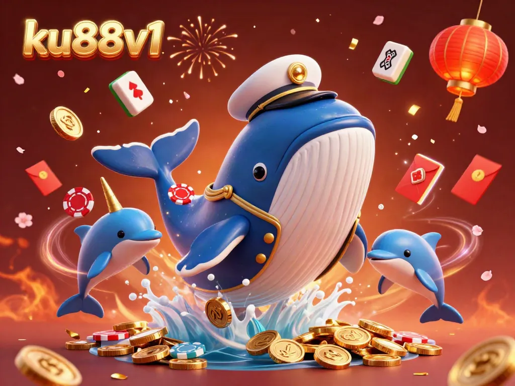 Experience thrilling gameplay at ku88v1 with vibrant characters and festive casino elements.