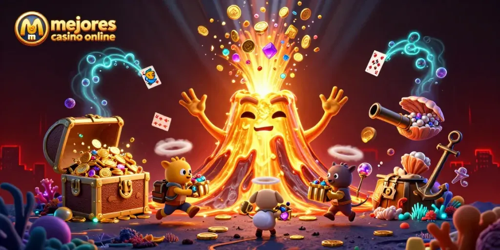 Juego emocionante en los mejores casinos online, disfrutando de tesoros, juegos y diversión.