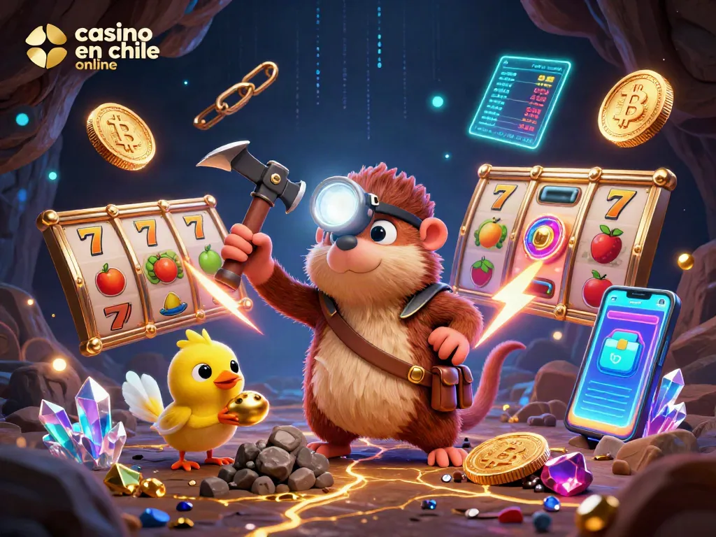 Juega en casino en chile online mientras un topador y su canario mineran tesoros en un entorno mágico