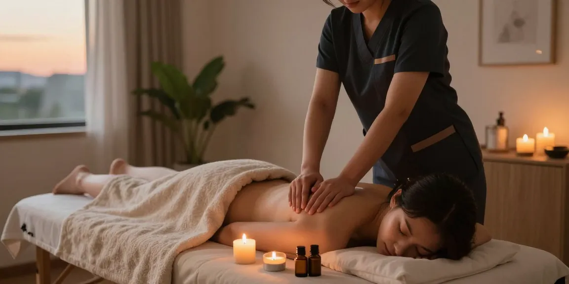 구로출장안마 home massage service providing relaxation and comfort in a serene setting.