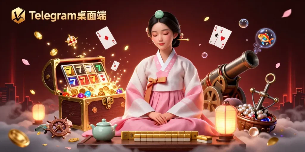 体验沉浸式的Telegram桌面端游戏，宁静的角色与生动的赌场元素交相辉映。