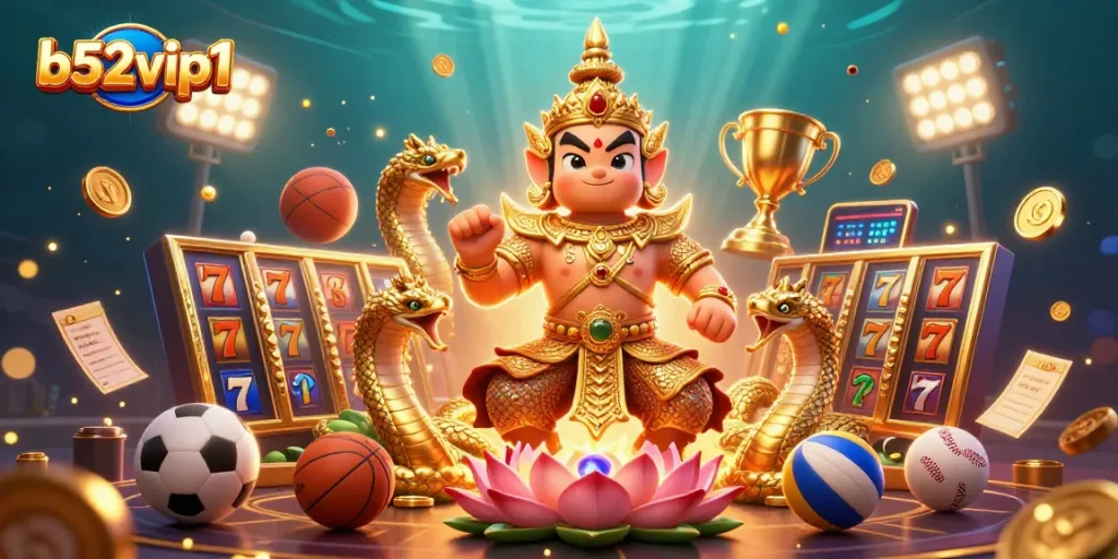 Bets come alive at b52vip1, where 3D characters and dynamic gaming elements create an engaging casino scene.