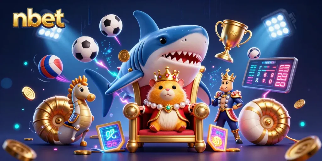 Experience the thrilling nbet gaming environment with vibrant characters and dynamic sports elements.