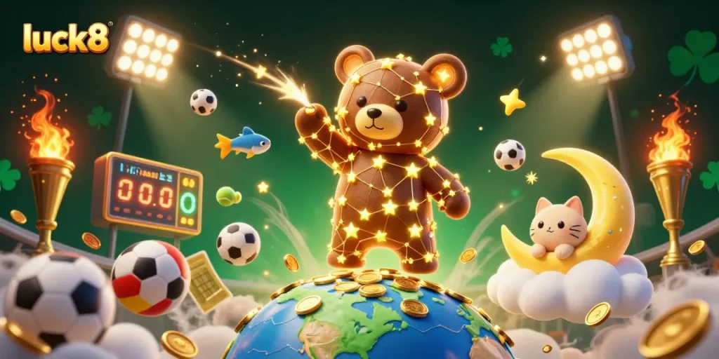 luck8 players enjoy thrilling wins with 3D cartoon constellation characters and sports elements
